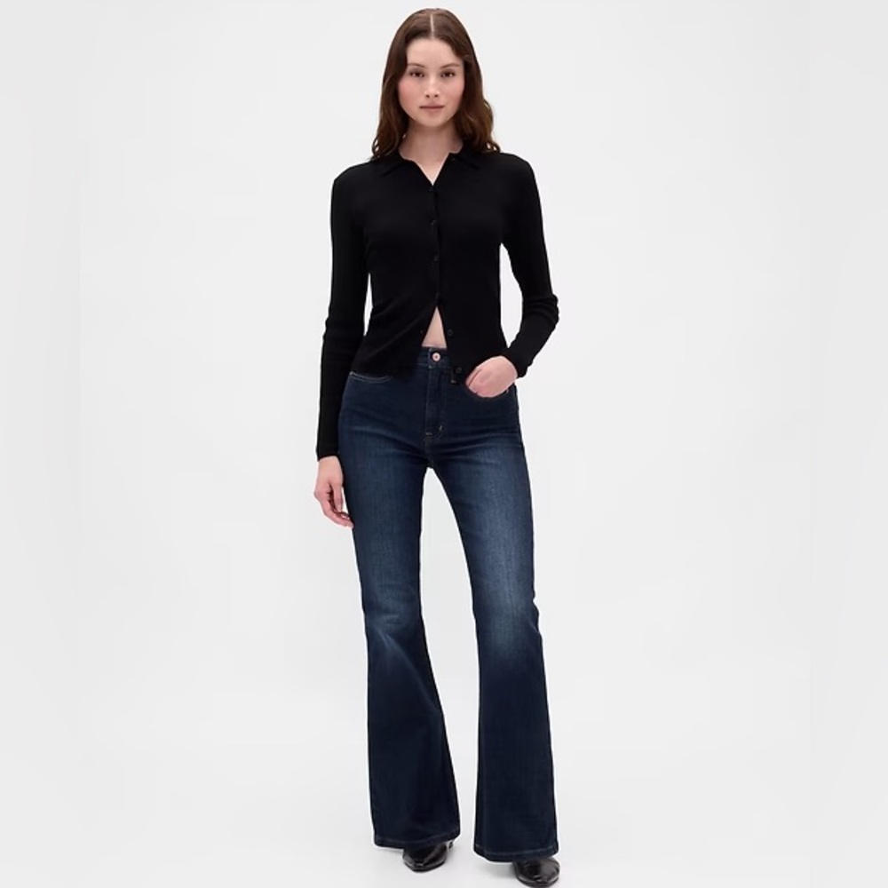 NWT Gap 70s Flare High Rise Jeans